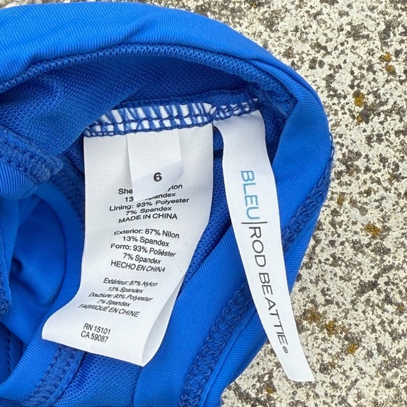 NWOT Bleu Rod Beattie high waist "James Bonded" bikini bottom - size 6 - Picture 2 of 4